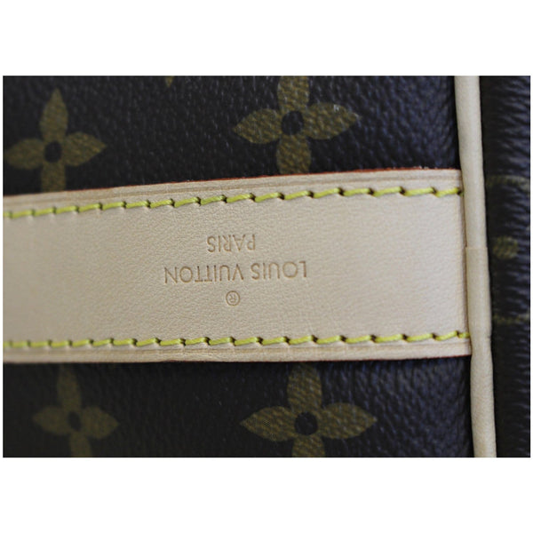 LOUIS VUITTON Keepall 55 Bandouliere Monogram Canvas Travel Bag Brown
