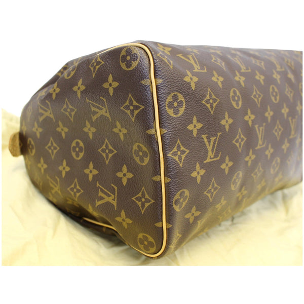 Louis Vuitton Speedy 35 - Lv Monogram Canvas Satchel Bag -side view