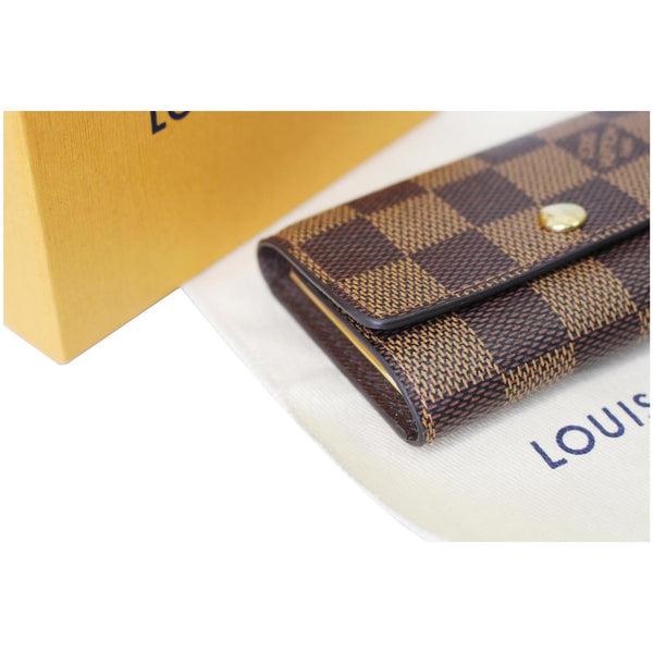 Louis Vuitton Damier Ebene 6 Key Holder Brown corner view