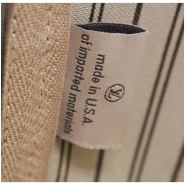 LOUIS VUITTON Neverfull MM Monogram Canvas Shoulder Bag Brown