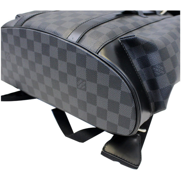 Lv Christopher PM Damier Graphite leather bag