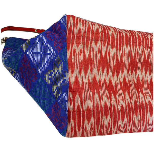 CHRISTIAN LOUBOUTIN Caba World Motif Embroidered Tote Bag Multicolor