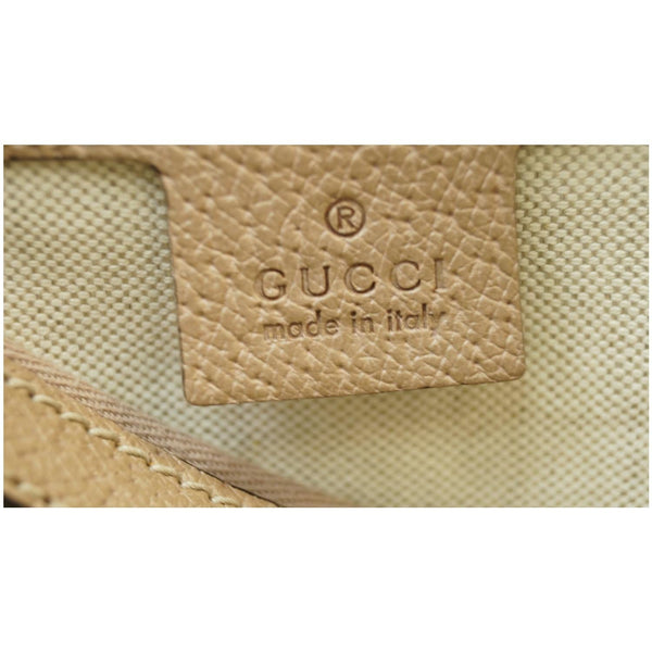 GUCCI Bree GG Supreme Leather Shoulder Bag 323673 Mauve