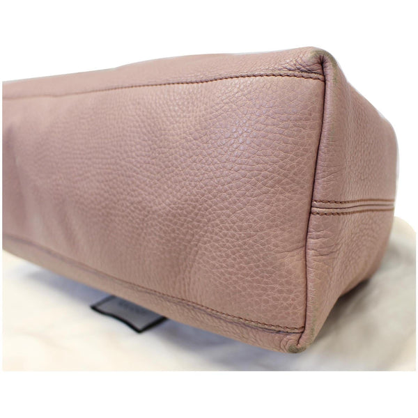 GUCCI Soho Pebbled Leather Chain Shoulder Bag