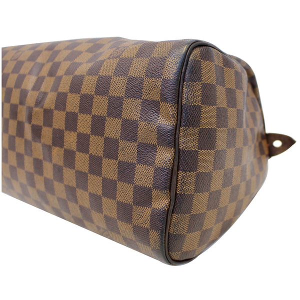 LOUIS VUITTON Speedy 30 Damier Ebene Satchel Bag Brown