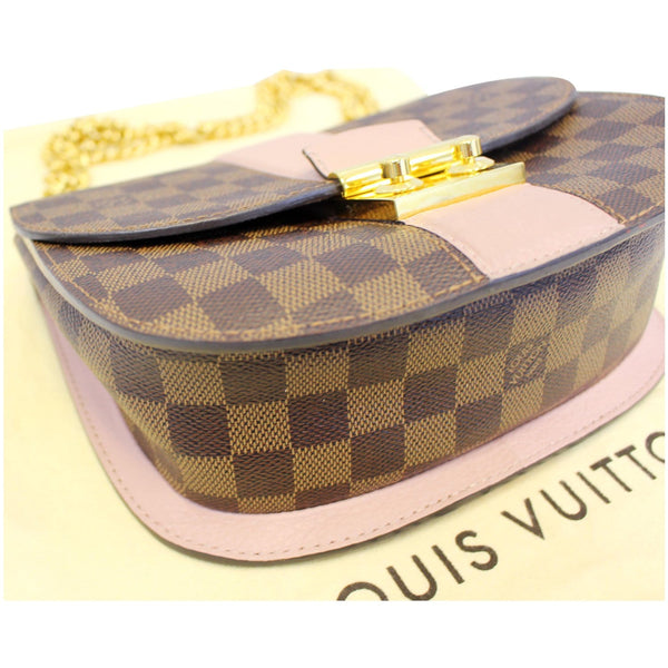 LOUIS VUITTON Wight Damier Ebene Shoulder Crossbody Bag Magnolia