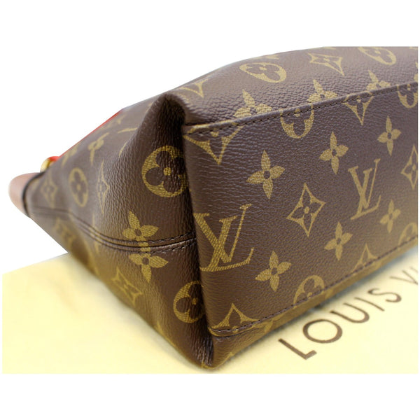LOUIS VUITTON Tuileries Besace Monogram Canvas Shoulder Bag Caramel-US