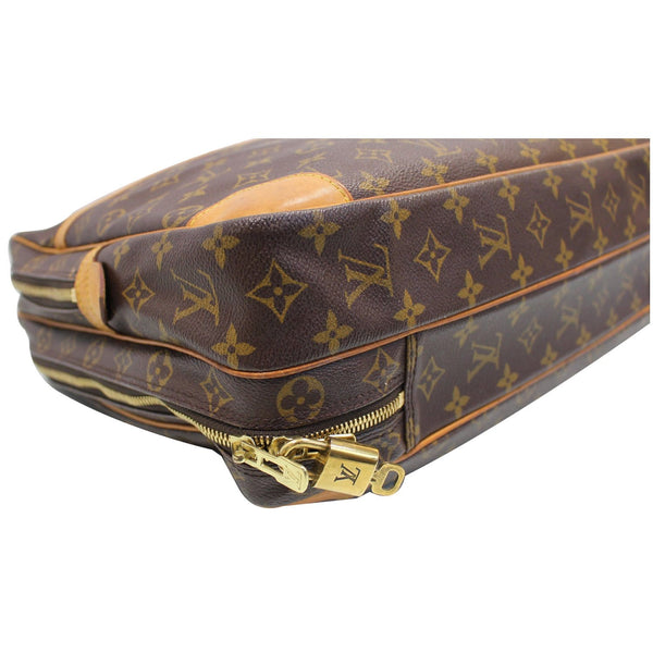 LOUIS VUITTON Porte Documents Voyage Monogram Canvas Briefcase Brown