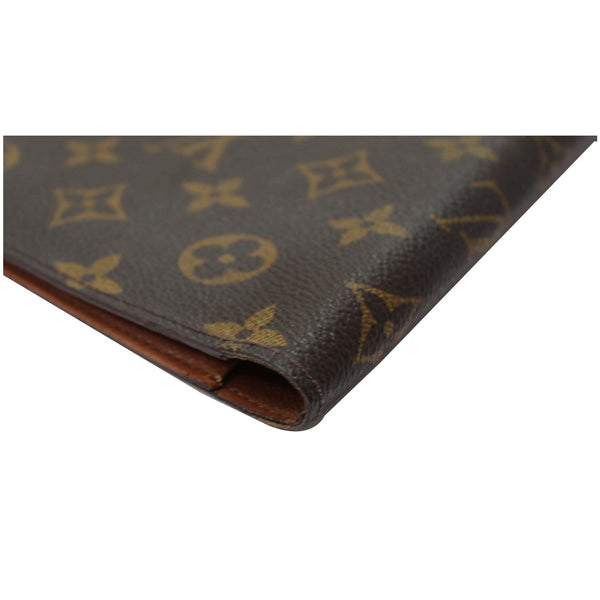 LOUIS VUITTON Agenda Monogram Canvas Notebook Cover Brown