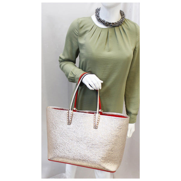 Christian Louboutin Cabata Tote Bag Rose Gold-US