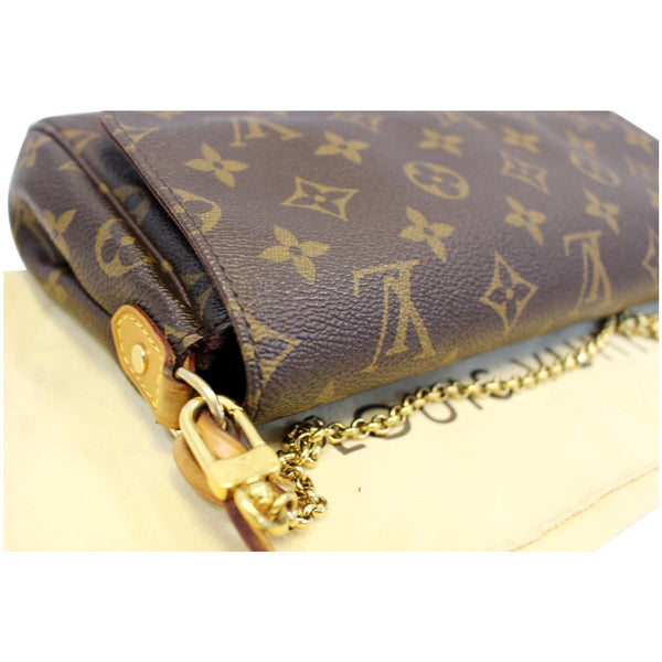 LOUIS VUITTON Favorite MM Monogram Canvas Crossbody Bag Brown