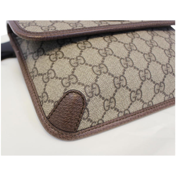 GUCCI GG Supreme Canvas Belt Waist Bag Brown/Beige 493930-US