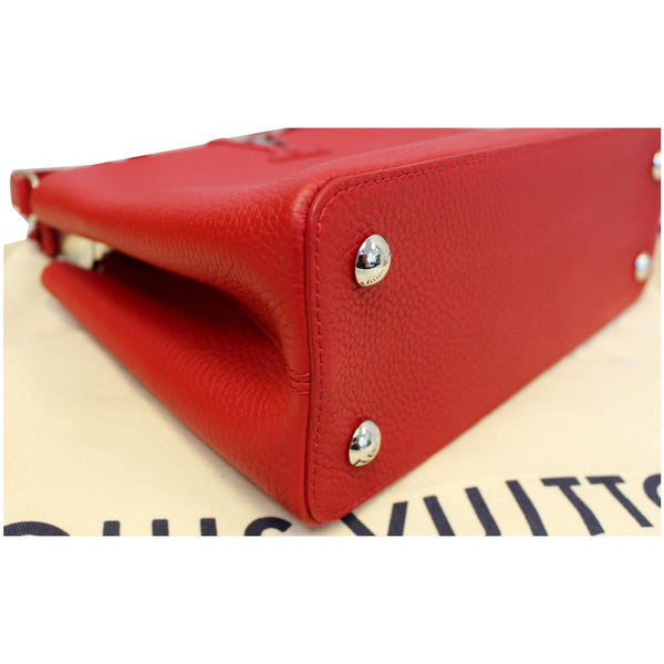 Louis Vuitton Capucines PM Taurillon Leather Bag corner