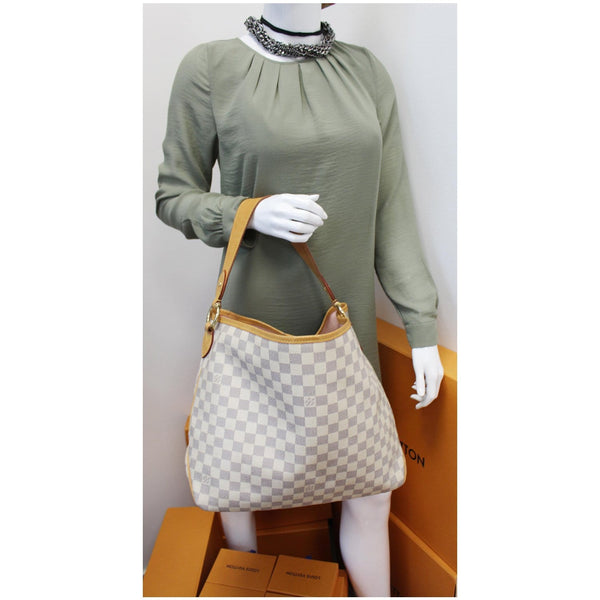 Louis Vuitton Delightful PM Damier Azur Hobo Bag for women