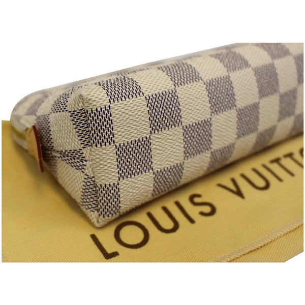 LOUIS VUITTON Damier Azur Cosmetic Pouch White-US