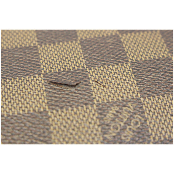 LOUIS VUITTON Keepall Bandouliere 55 Damier Ebene Travel Bag Brown