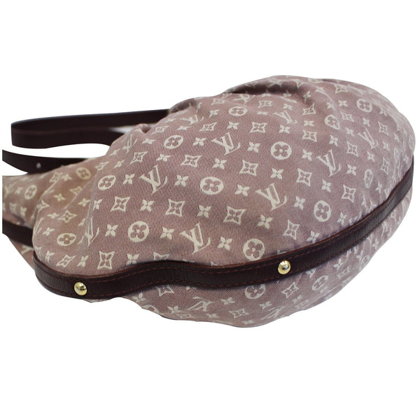 LOUIS VUITTON Rhapsody MM Monogram Mini Lin Shoulder Bag Burgundy