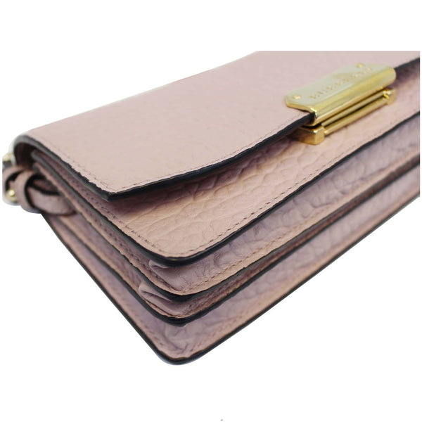 Burberry Clutch Bag | Burberry Small Signature Pink - side view