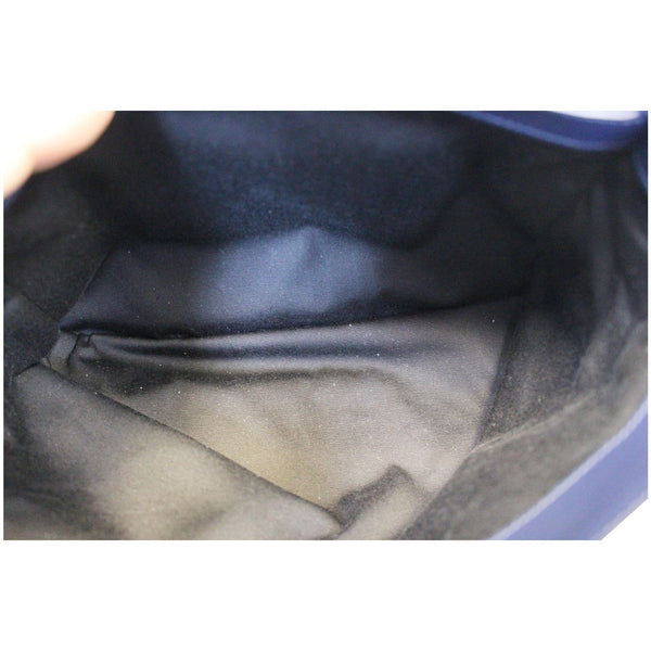 YVES SAINT LAURENT Matelasse Loulou Monogram Calfskin Shoulder Bag Blue