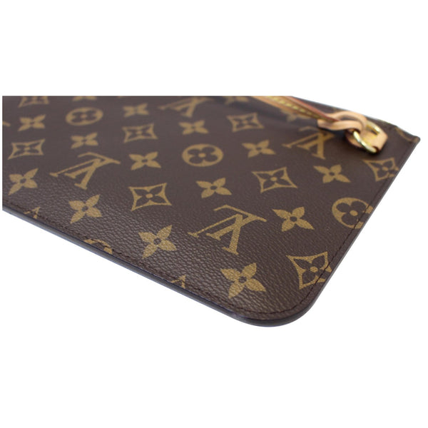 LOUIS VUITTON Pochette Wristlet Pouch Monogram Canvas Neverfull MM/GM Brown-US
