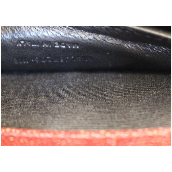 YVES SAINT LAURENT Envelope Medium Chain Shoulder Bag Burgundy