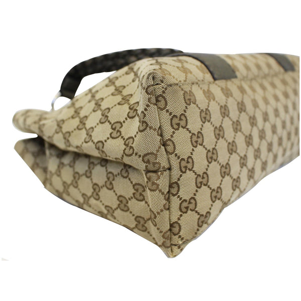 GUCCI Bamboo Bar GG Canvas Tote Bag Beige 232947-US