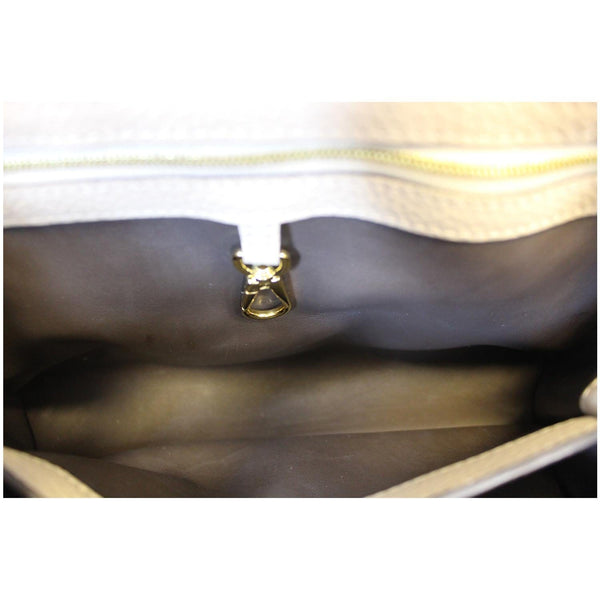 LOUIS VUITTON Capucines PM Taurillon Leather Shoulder Bag Galet-US