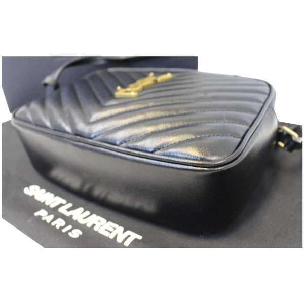 Yves Saint Laurent Camera Leather Crossbody Bag Black