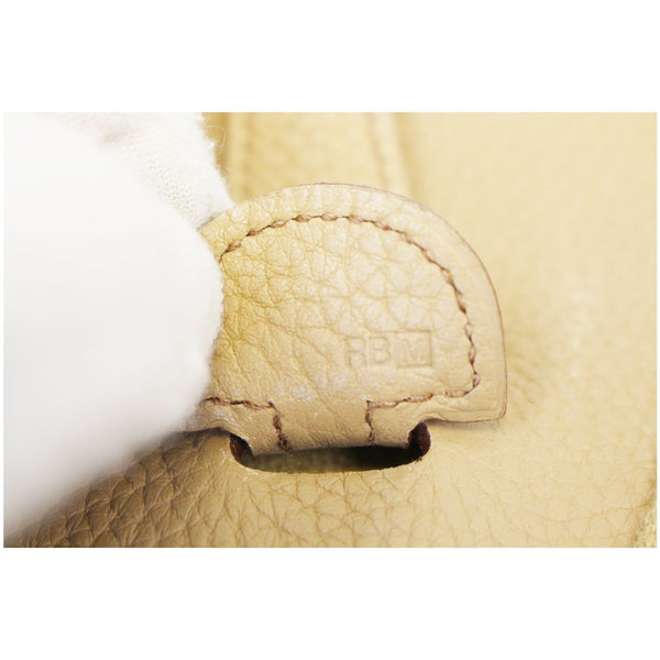 HERMES Evelyne PM Clemence Leather Shoulder Crossbody Bag Beige-US