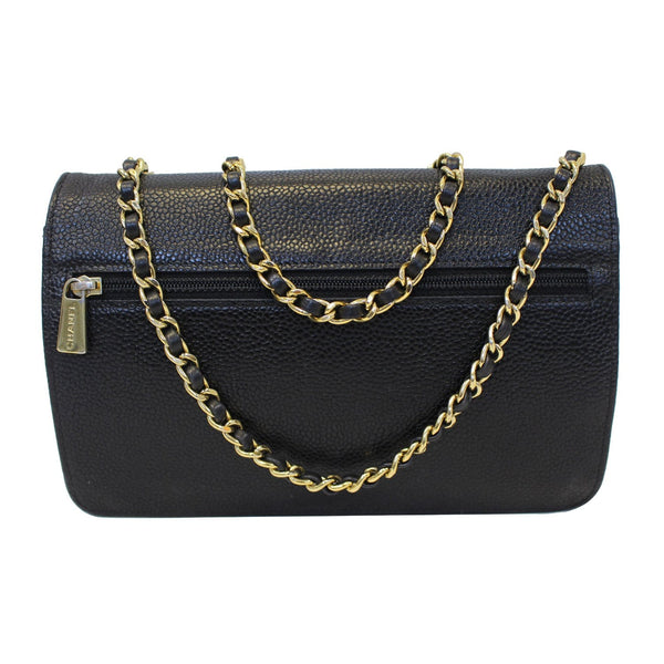 CHANEL Timeless WOC Caviar Leather Clutch Crossbody Bag Black-US