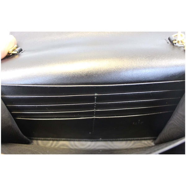 GUCCI GG Marmont Matelasse Black Leather Super Mini Crossbody Bag-US