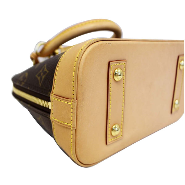 LOUIS VUITTON Alma BB Monogram Canvas Satchel Crossbody Bag-US