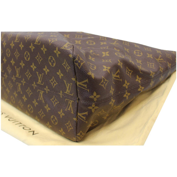 LOUIS VUITTON Raspail GM Monogram Canvas Shoulder Bag Brown