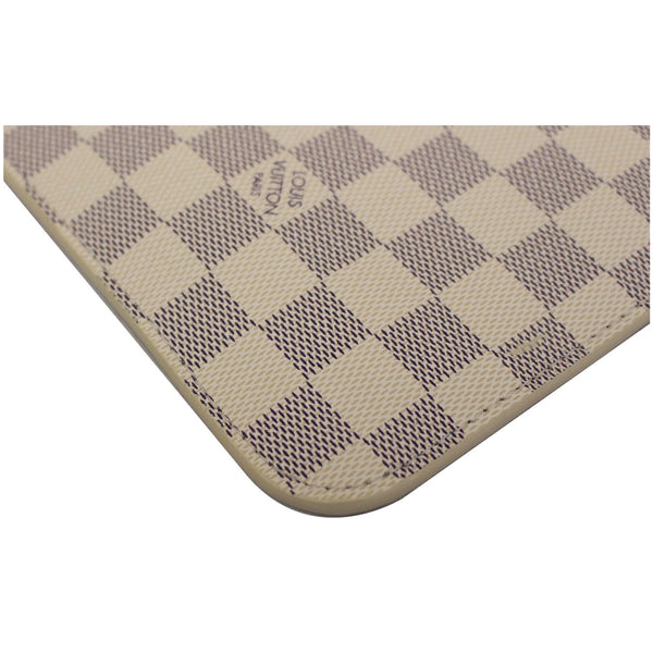 Louis Vuitton Pochette Wristlet Neverfull Pouch white