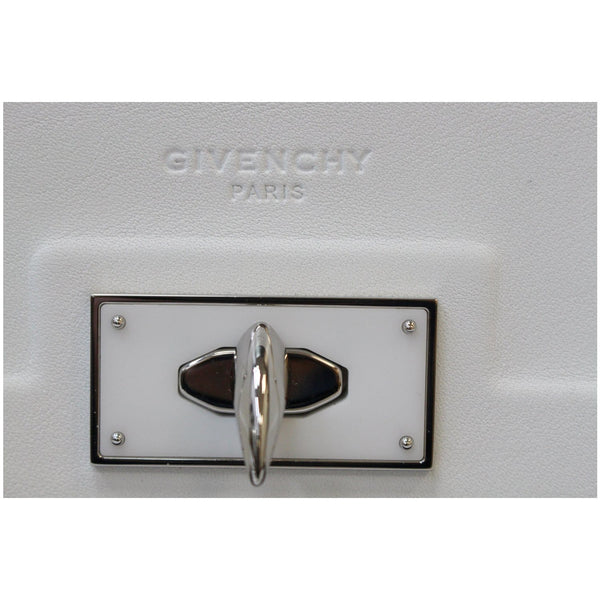 GIVENCHY Shark Medium Calfskin Bicolor Satchel Bag Black/White - 20% OFF