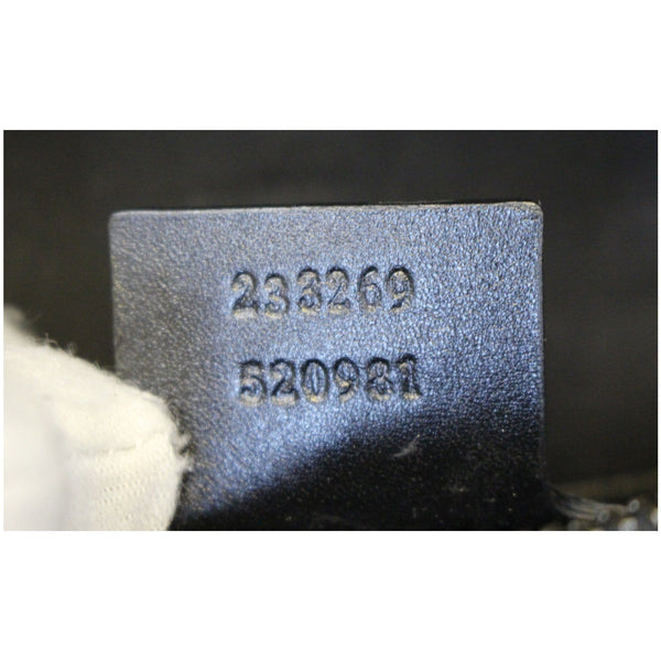 GUCCI GG Imprime Monogram Waist Bum Bag Black 233269-US