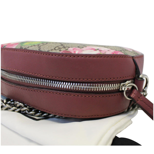 GUCCI GG Supreme Monogram Blooms Print Mini Chain Crossbody Bag Beige-US