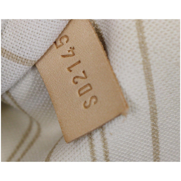 Louis Vuitton Neverfull GM Damier Azur Tote Bag - lv tag