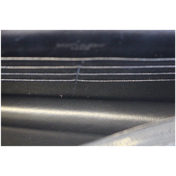 Yves Saint Laurent Wallet Chain Matelasse Chevron - inside view