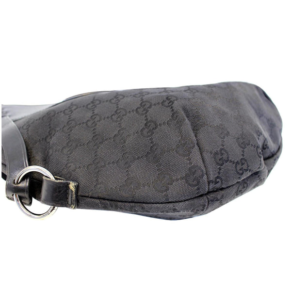 GUCCI GG Canvas Half Moon Black Hobo Bag Black-US