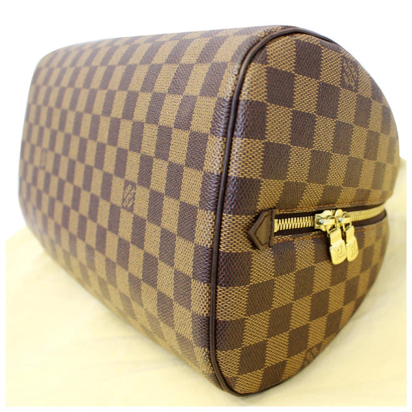 LOUIS VUITTON Ribera MM Damier Ebene Satchel Bag Brown-US