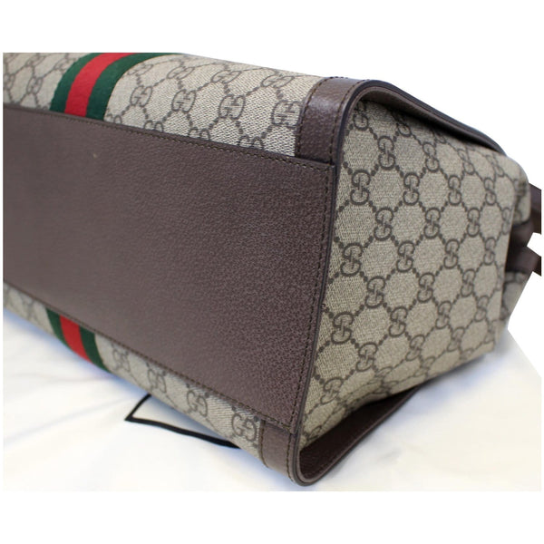 GUCCI Ophidia Medium GG Supreme Tote Shoulder Bag Beige 524537
