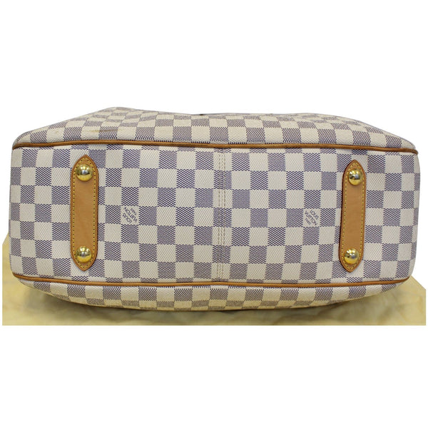 LOUIS VUITTON Siracusa GM Damier Azur Shoulder Handbag White