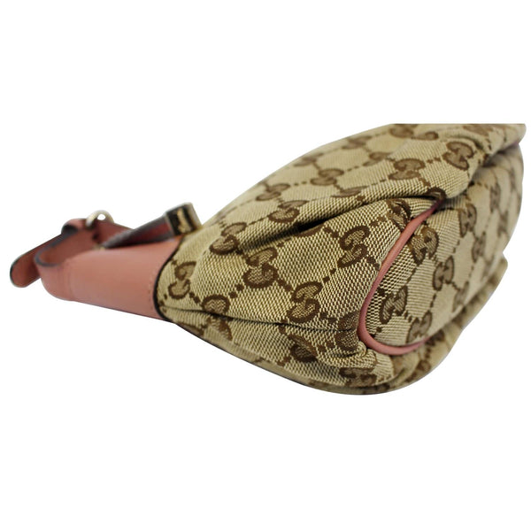GUCCI GG Canvas Beige/Pink Accessories Pochette Bag-US