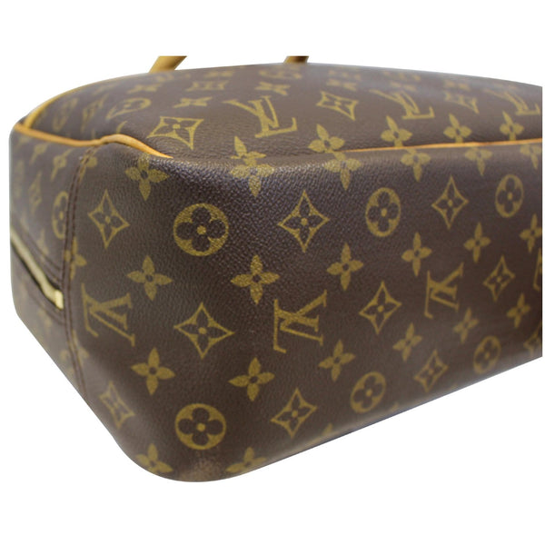LOUIS VUITTON Deauville Monogram Canvas Boston Satchel Bag Brown-US