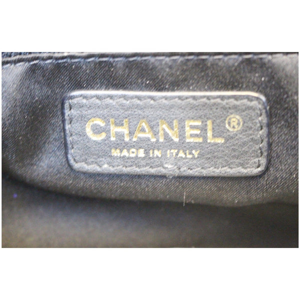 CHANEL Grand Shopping Caviar Leather Tote Bag Black-US