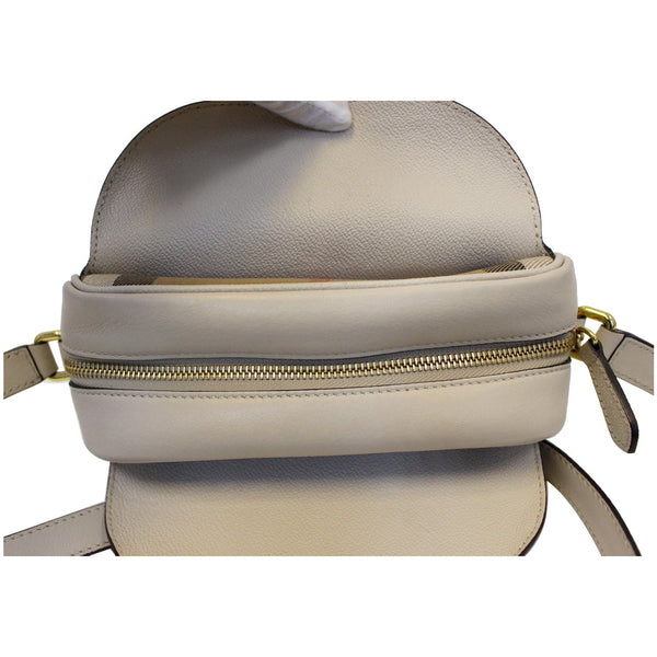 Burberry Crossbody Bag | Burberry Buckle Limestone - Open