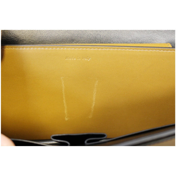 CELINE Bicolor Calfskin Leather Medium Case Shoulder Bag-US