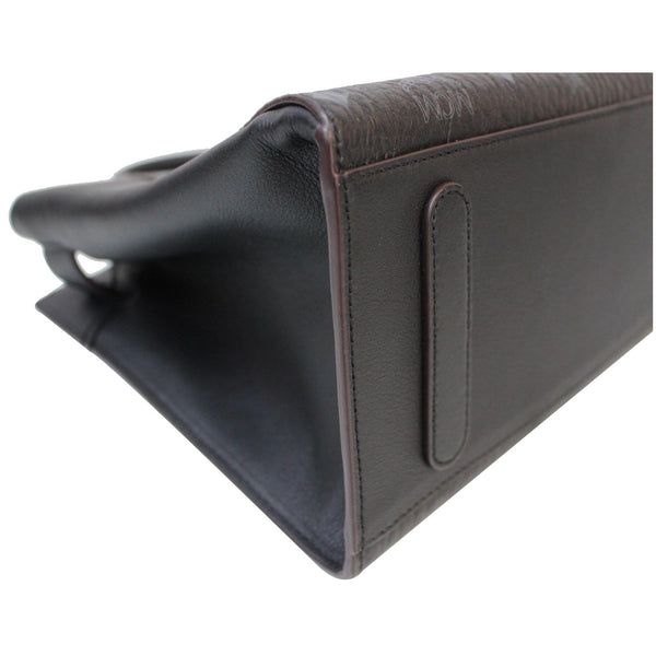 MCM Essential Visetos Coated Canvas Tote Bag Black