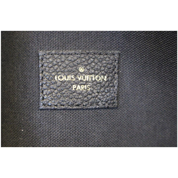 LOUIS VUITTON Pochette Felicie Empreinte Leather Crossbody Bag Black